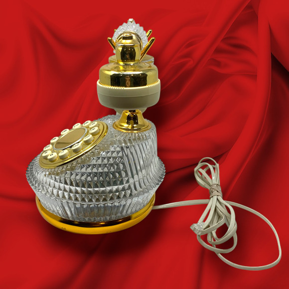 Vintage Shannon Crystal Hollywood Regency Victorian Phone Land Line Telephone - Picture 4 of 8